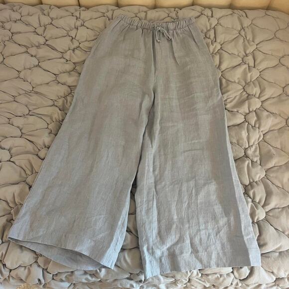 Solai The Label Linen Blue Pants - Would fit size XS/S - Picture 1 of 2